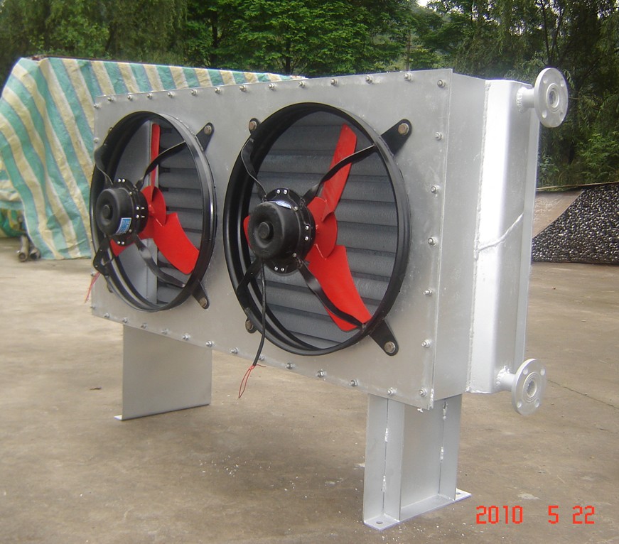 YJ-112蒸汽暖风机运用在车间取暖